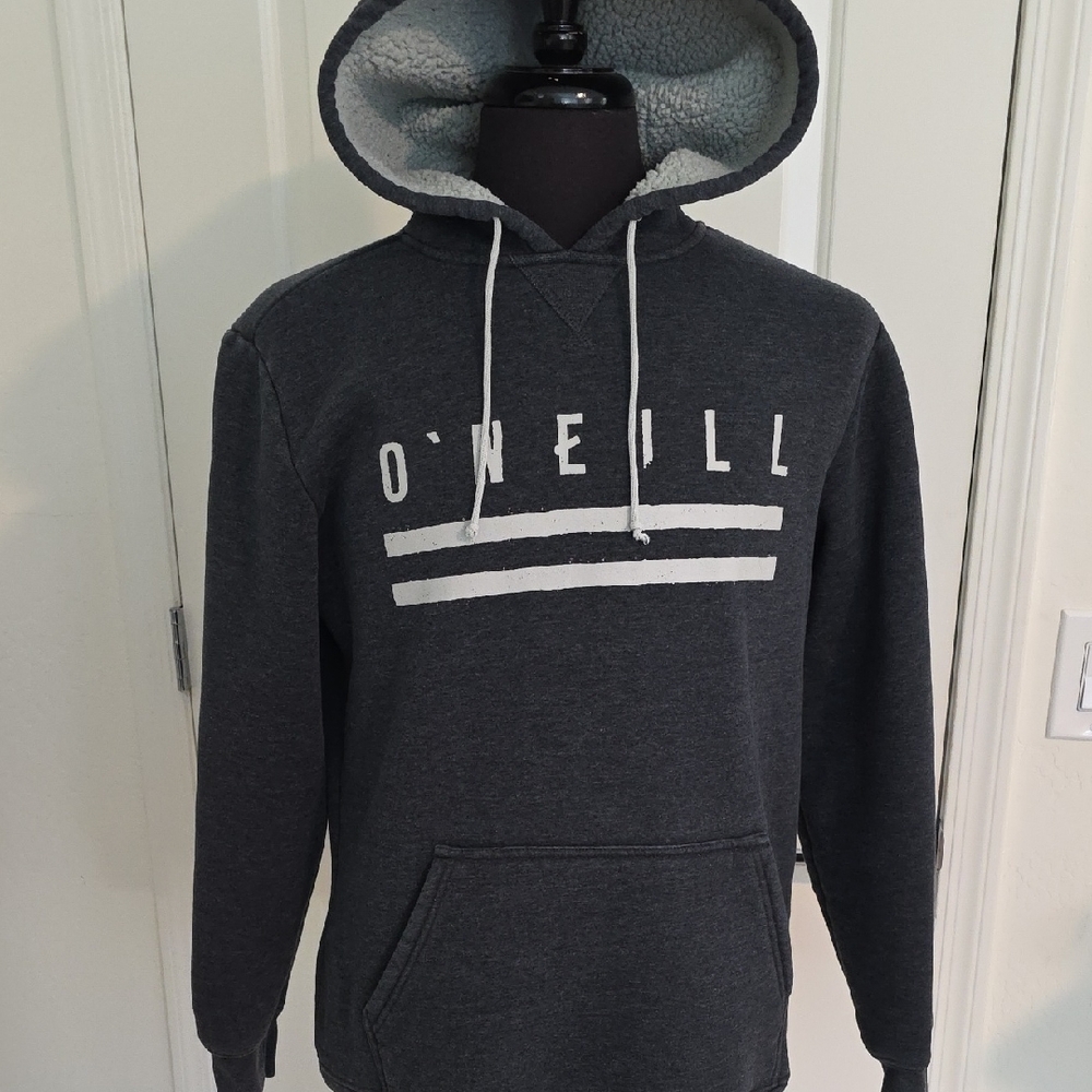 O'Neill Men's Fleece Charcoal Hoodie